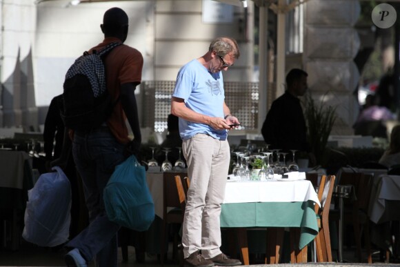 Exclusif - Hugh Laurie - Tournage de la série "The night manager" à Majorque en Espagne le 5 juin 2015. 