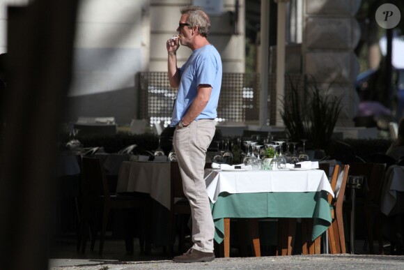 Exclusif - Hugh Laurie - Tournage de la série "The night manager" à Majorque en Espagne le 5 juin 2015. 