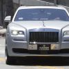 Exclusif - Kanye West et Kim Kardashian, enceinte, vont déjeuner en Rolls-Royce à la Soho House. West Hollywood, le 7 juin 2015.