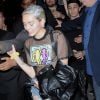 Miley Cyrus arrive à l'aéroport JFK de New York le 13 mai 2015