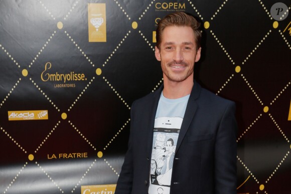 David Lantin - Photocall "Prix Gold de la TNT 2015" au théâtre Bobino à Paris, le 9 juin 2015
