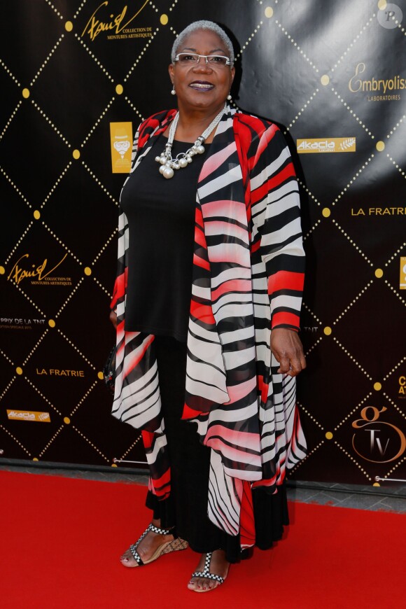 Firmine Richard - Photocall "Prix Gold de la TNT 2015" au théâtre Bobino à Paris, le 9 juin 2015
