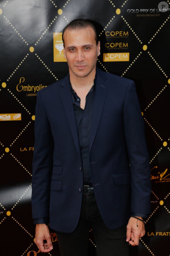 Merwan Rim - Photocall "Prix Gold de la TNT 2015" au théâtre Bobino à Paris, le 9 juin 2015