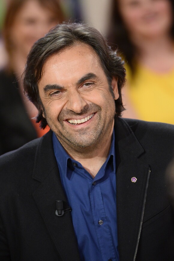 André Manoukian lors de l'enregistrement de l'émission Vivement Dimanche à Paris le 20 mai 2015 (diffusé le dimanche 14 juin 2015 sur France 2).