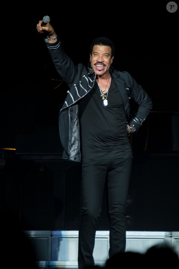 Lionel Richie en concert au Zenith de Paris le 29 mars 2015.  