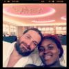 Isabelle Yacoubou et son mari Simone Fulciniti - photo publiée sur le compte Instagram de la joueuse le 2 février 2015