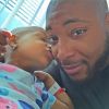 Devon Still à l'hôpital avec sa fille Leah (4 ans), atteinte d'un cancer - septembre 2014