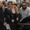 Mariah Carey quitte son hôtel Le Peninsula à Paris, le 10 juin 2015.
