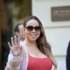 Mariah Carey à la sortie de l'hôtel Peninsula à Paris le 8 juin 2015