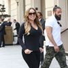 Mariah Carey sort de son hôtel le 7 juin 2015 à Paris