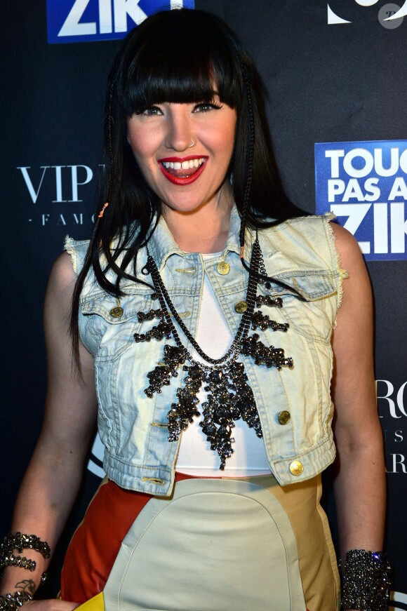 Tara McDonalds, lors du showcase à l'occasion de la sortie du disque TPMZ - Touche Pas à ma Zik au VIP Room à Paris, le 12 juin 2015.