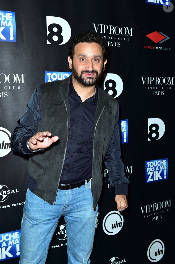 Cyril Hanouna, lors du showcase à l'occasion de la sortie du disque TPMZ - Touche pas à ma Zik au VIP Room à Paris, le 12 juin 2015.
