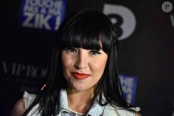 Tara McDonalds, lors du showcase à l'occasion de la sortie du disque TPMZ - Touche Pas à ma Zik au VIP Room à Paris, le 12 juin 2015.
