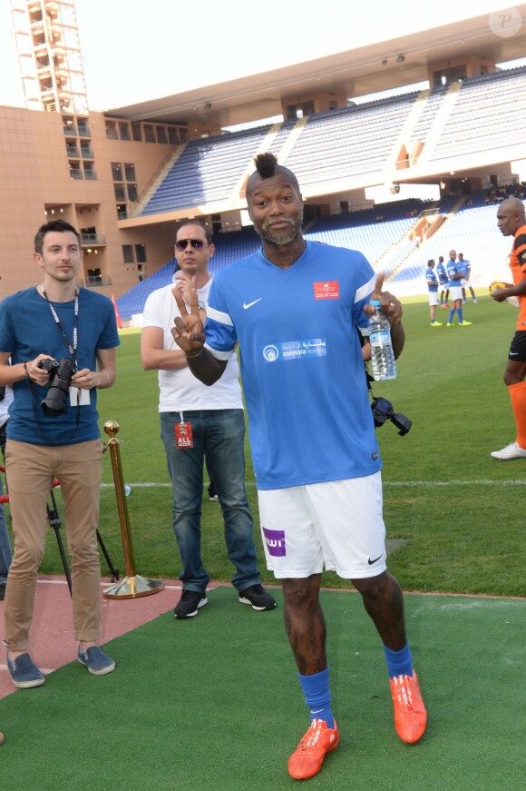 Djibril Cissé lors du Charity Football Game au Grand Stade de Marrakech, le 14 juin 2015