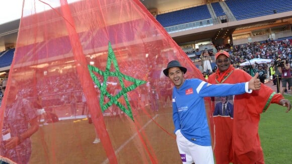 Jamel Debbouze : Football passion avec un Michaël Youn blessé à Marrakech