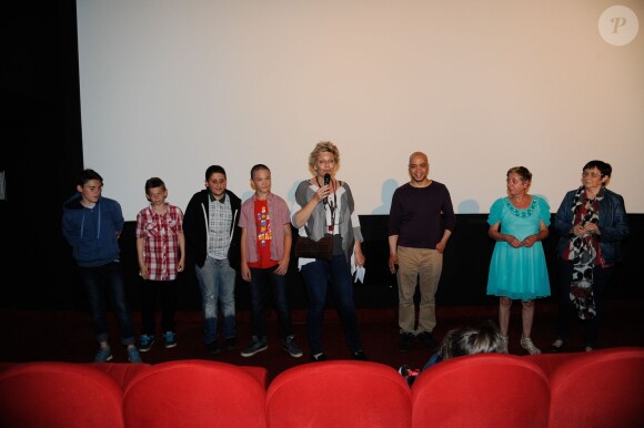 Abde Keta, Sophie Dulac - Projection du film "Le savoir est une Arme" lors du 4e Champs Elysées Film Festival à Paris le 14 juin 2015