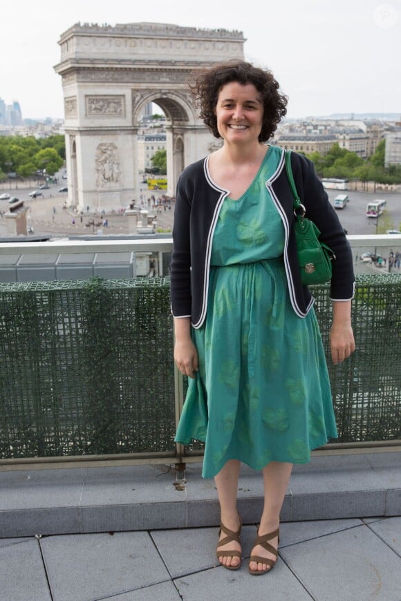 Exclusif - Justine Malle (fille du réalisateur Louis Malle) - Personnalités sur la terrasse Publicis lors du 4e Champs Elysées Film Festival à Paris le 14 juin 2015
