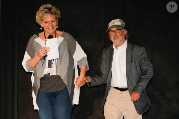 Sophie Dulac et Vilmos Zsigmond - Projection du film "Rose" au cinéma Publicis lors du 4e Champs Elysées Film Festival à Paris le 14 juin 2015