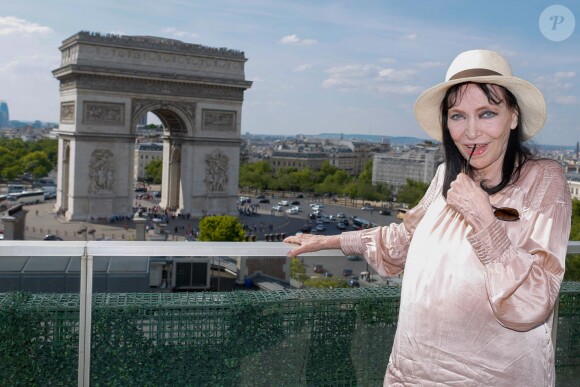 Exclusif - Anna Karina (de son vrai nom Hanne Karin Bayer) - Personnalités sur la terrasse Publicis lors du 4e Champs Elysées Film Festival à Paris le 13 juin 2015