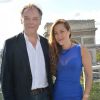 Exclusif - Christophe Gans et Myriam Charleins - Rencontre sur la terrasse Publicis lors du 4e Champs Elysées Film Festival à Paris le 13 juin 2015