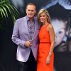 Lee Majors et sa femme Faith - Photocall lors du 55e festival de télévision de Monte-Carlo à Monaco. Le 16 juin 2015.