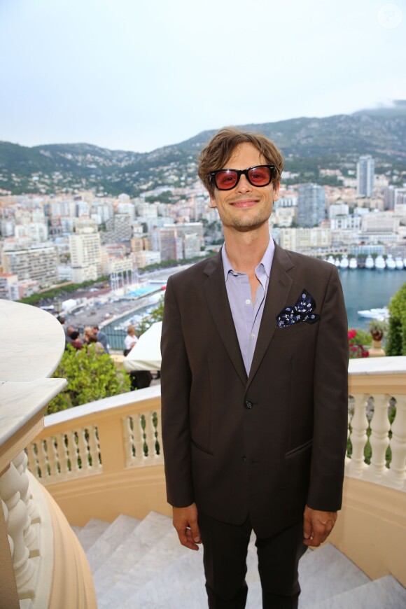 Matthew Gray Gubler (Esprits Criminels) - Réception chez le ministre d'état Michel Roger, lors du 55e festival de télévision de Monte-Carlo à Monaco. Le 15 juin 2015.