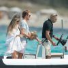 Nico Rosberg avec sa belle Vivian, enceinte, lors de leurs vacances à Ibiza, le 13 juin 2015