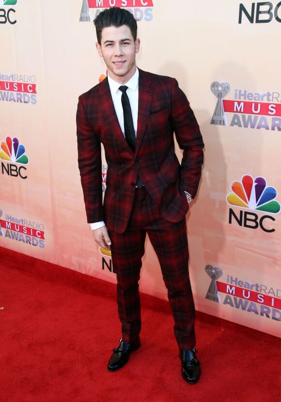 Nick Jonas - Cérémonie des "iHeart Radio Awards" à Los Angeles, le 29 mars 2015.  