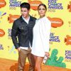 Nick Jonas et Olivia Culpo - People à la soirée "Nickelodeon's 28th Annual Kids' Choice Awards" à Inglewood, le 28 mars 2015 