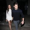 Nick Jonas et sa petite amie Olivia Culpo au restaurant Craig à West Hollywood, le 8 mars 2015  