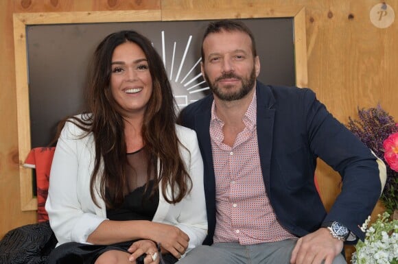 Lola Dewaere et Samuel Le Bihan, lors de l'ouverture de la Terrazza Martini, à Paris, le 18 juin 2015.
