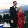 Patricia Arquette et  Eric White lors de la Grey Goose Party au 61e Taormina Film Fest, en Sicile, le 18 juin 2015
