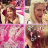 Stella la fille de Tori Spelling fête son septième anniversaire - Photo postée sur Instagram, juin 2015