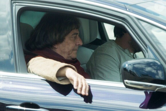 Exclusif - Christian Clavier - Tournage du film "Les Visiteurs 3" à Bruxelles le 10 juin 2015