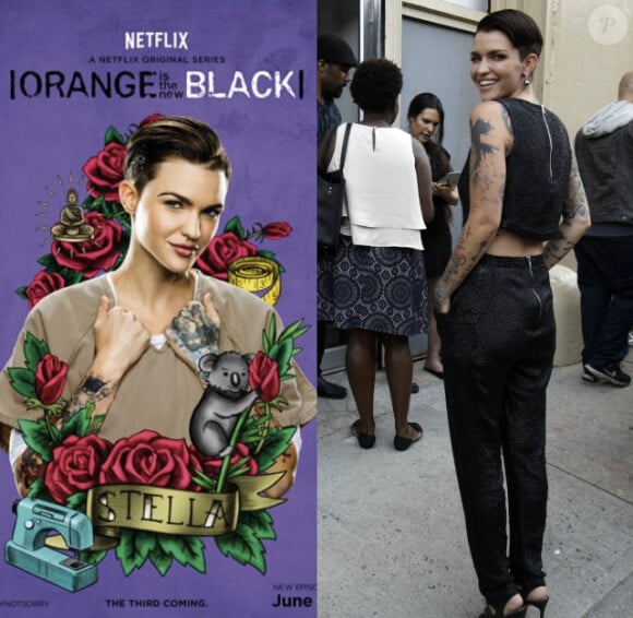 Ruby Rose, qui incarne Stella dans la saison 3, à l'OrangeCon organisé le 11 juin à New York pour le lancement de la saison 3 d'Orange is the New Black.