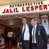 Exclusif - Jalil Lespert et Yannick Bolloré - Jalil Lespert est décoré Chevalier dans l'Ordre des Arts et des Lettres par Yannick Bolloré lors d'une cérémonie organisée au cinéma Mac Mahon à Paris, le 9 juin 2015.