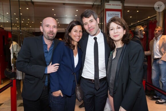 Exclusif - Jalil Lespert et guests - Jalil Lespert est décoré Chevalier dans l'Ordre des Arts et des Lettres par Yannick Bolloré lors d'une cérémonie organisée au cinéma Mac Mahon à Paris, le 9 juin 2015.