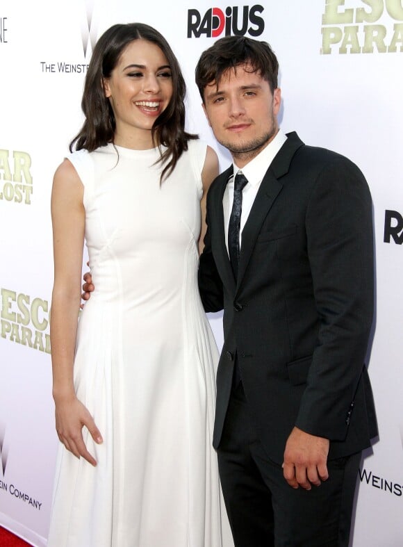 Josh Hutcherson et sa petite-amie Claudia Traisac - Avant-première du film "Paradise Lost (Escobar: Paradise Lost)" à Hollywood, le 22 juin 2015.