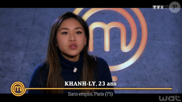 Khahn-Ly, dans Masterchef 2015, le jeudi 25 juin 2015 sur TF1.