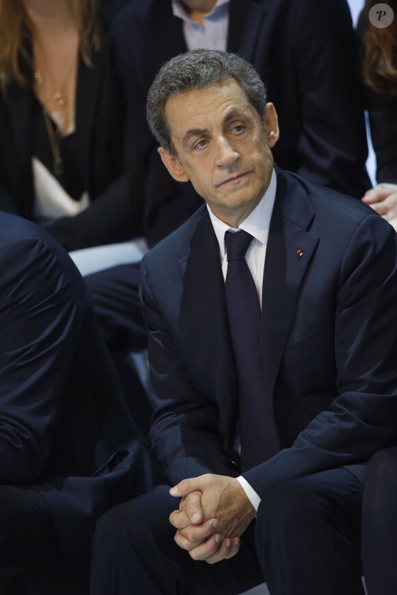 Nicolas Sarkozy - Congrès fondateur des Républicains Paris Events Center, Porte de la Villette, à Paris le 30 mai 2015.