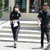 Kylie Jenner et Tyga quittent un restaurant à Calabasas, le 29 juin 2015.