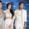 Corey Gamble, Kris Jenner, Kylie Jenner et Tyga à Cannes, le 24 juin 2015.
