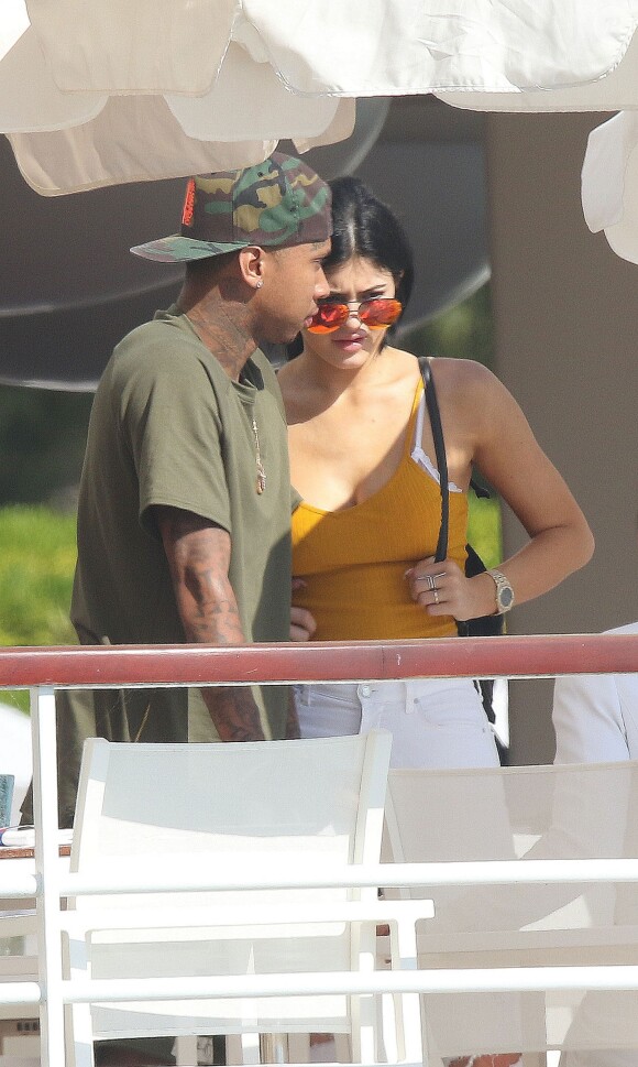 Tyga et Kylie Jenner à Antibes, le 24 juin 2015.
