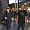Kylie Jenner et Tyga à l'aéroport LAX de Los Angeles, le 22 juin 2015.