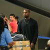 Kanye West à l'aéroport LAX à Los Angeles, le 1er juillet 2015.