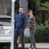 Ben Affleck et sa femme Jennifer Garner sont allés prendre des boissons à emporter à Los Angeles, le 8 janvier 2015. 