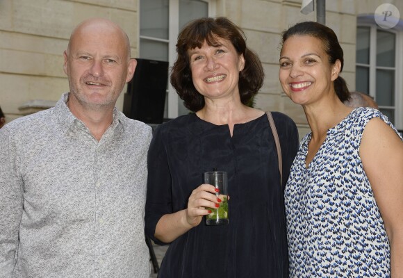 Exclusif - Jean-Paul Salomé (président d'UniFrance Films), Anne Le Ny et Isabelle Giordano - Soirée UniFrance films à l'occasion de la "Fête du cinéma" à Paris le 2 juillet 2015. 