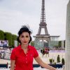 Exclusif - Rachida Dati lors du Paris Eiffel Jumping du Longines Global Champions Tour, le 5 juillet 2015 sur le Champs-de-Mars à Paris
