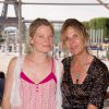 Exclusif - Mélanie Thierry et Virginie Coupérie-Eiffel lors du Paris Eiffel Jumping du Longines Global Champions Tour, le 5 juillet 2015 sur le Champs-de-Mars à Paris