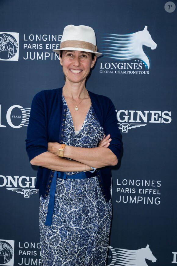 Exclusif - Alexia Laroche-Joubert lors du Paris Eiffel Jumping du Longines Global Champions Tour, le 5 juillet 2015 sur le Champs-de-Mars à Paris